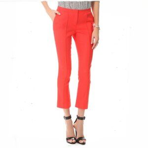 Diane Von Furstenberg | DVF Aislin Ankle Pants Bright Coral | Size 0‎ Women's